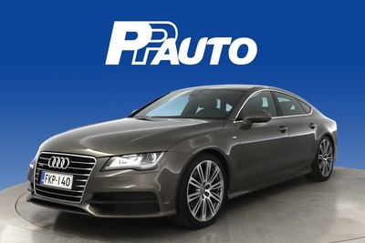 Audi A7 Business 3,0 V6 TDI 180 kW quattro S tronic Start-Stop - 2,99% jopa 100000:n asti! - # S-line  / Night Vision / Shkpenkit muistilla / Hud #, vm. 2012, 214 tkm (1 / 33)